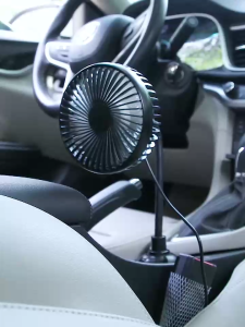 Ueblock✈ USB 3 Speed Electric Car Fans Powerful Quiet Auto Cooler Fan Rotatable for Car Van Truck SUV RV
