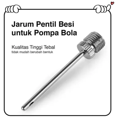 Pentil Jarum Pompa Bola Stainless/ Cop Bola/ Pentil Bola 1PCS