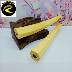 once pipa klokotan kayu kemuning gading model segi 6 M13