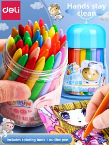 deli | Non-Toxic Washable Children Drawing Pencils