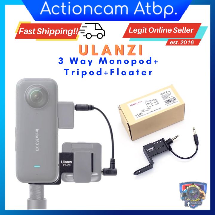 Insta360 ONE X2 X3 RODE Wireless GO Ulanzi PT-20 Invisible Mic