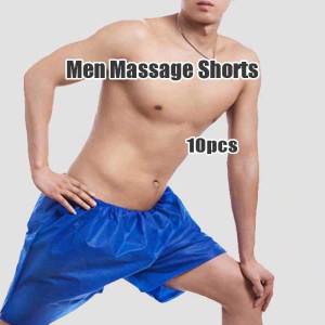 10pcs Disposable Underwear Mens Massage Shorts For Bath / Sauna / Massage / Sweat Steam / Foot Bath