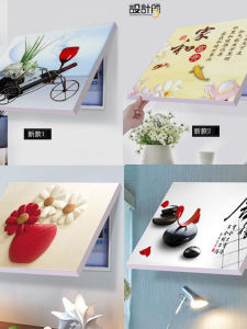 Living Room Dining Room Electric Meter Box Blocking Decorative Painting Punch-Free Distribution Box Hanging Painting Mesh Box Main Switch Switch Box Painting
