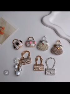Gantungan Kunci Bentuk Tas Diamond Tas Kecil Tas Kecil Berlian Liontin Tas Wanita