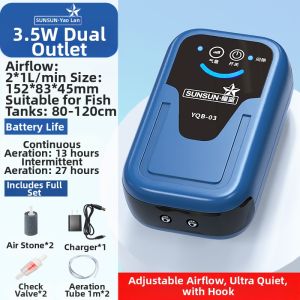 Sunsun | Portable Quiet Oxygen Pump for Fish Tank