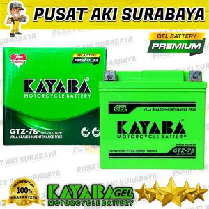BERGARANSI AKI GEL KAYABA GTZ7S HIJAU 7 AMPER AEROX NEW VARIO 125 150 160 SCOOPY ESP ALL NEW MTZ6S YTZ6V GTZ6V