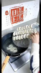 Dumpling Tray Cover Curtain Plastic Dumpling Tray Kitchen Household Grate Dumpling Curtain Round Simple Non-stick Cover Placemat