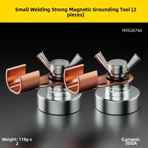 MIVOFIVO | Strong Magnetic Ground Clamp Welding Support