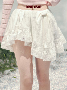 SHAOYEYAN | Irregular French Lace Skirt