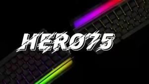 AULA | AULA Hero75 HE Tri-Mode Magnetic Switch Gaming Keyboard 75% Layout 8KHz Polling Rate RGB Backlit with 8000mAh Esports Gamer PC