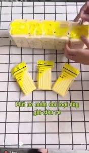 Cây mút nở rửa mặt 20 gói nhỏ | Cây bọt biển rửa mặt