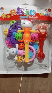 Đồ chơi lục lạc trống lắc cho bé nhỏ tuổi