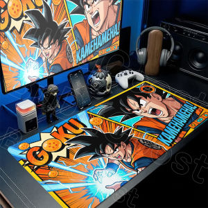 Bandai | Dragon Ball Goku Anime Rubber Mousepad Speed XXL Gamer Laptop Stitch Edge Keyboard Mat Washable Durable Office Desk Pad Boy Gift