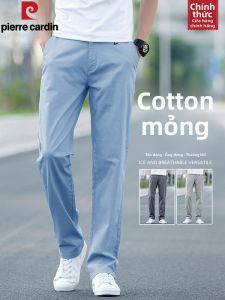 Pierre Cardin | Quần Nam Cắt Thẳng Nhẹ Mùa Hè Cao Cấp