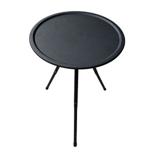 Ultra-Light Portable Folding Camping Table Triangle Support round Table Adjustable Height Simple Tea Table Outdoor Leisure Furniture