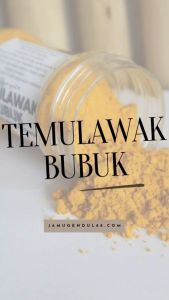 Temulawak Bubuk - Javanese Turmeric Powder - High Quality Spices and Herbs Powder by Jamu Gendul 88