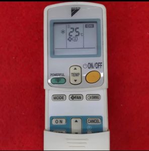 Remot Control AC DAIKIN SLOT POWER FULL SWING FAN SPEED Original