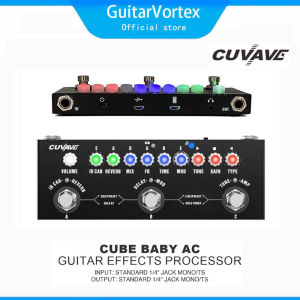 M-VAVE CUBE BABY Multi Effects Pedal for Electric Guitar 8 IR Cabinets Simulation Rechargeable Pedal