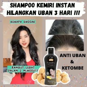 SAMPO PENGHITAM RAMBUT UBAN HAPPY SHAMPOO KEMIRIKU 100ML / Happy Kemiriku 100ml/Minyak Rambut Happy Kemiri SHAMPO PENGHILANG KETOMBE TREATMENT RAMBUT / sampo pemanjang rambut sampo penghilang uban Remimpi