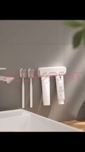 WESHOP8888 1pcs Toothbrush Rack Plastic Wall Mount Storage