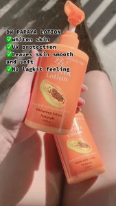 【BUY 1 TAKE 2】Dw Cosmetics 7 Days Double Whitening Lotion Papaya Sakura Snail Orange Lotion Kojic Acid Glutamic Acid Extract Whitening Lotion Natural Lotion