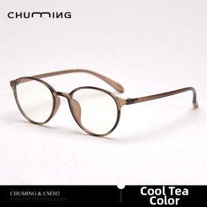 Chuming | Light Tea Colored Blue Light Blocking Eyeglasses 6g