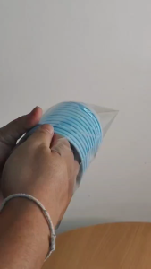 Shrink film PVC แบบใส ขนาด 6" x 9½" เหมาะสำหรับถ้วยขนาดเล็ก