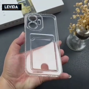 Poco F7 5G Card Case Clear / Slot Kartu Bening Case Poco F7 5G