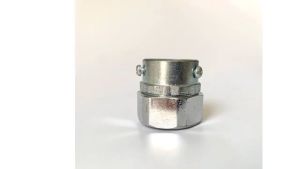 Đầu Nối Ống Ruột Gà Với Ống Trơn EMT Bằng Thép Mạ Kẽm | VATTUKYTHUATQT.COM