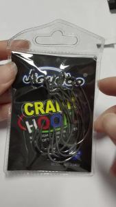 10Pcs/Bag Offset Worm Hooks Bass Hooks Wide Gap Bait Texas Rig Jig Fish Hooks for Bass Trout Saltwater Freshwater