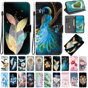 Stand Flip Wallet Case For Honor X5 X6a X6B X7A X7B X7C x8a X8b x7 X8 5G X5 PLUS Magnetic Flip Painted Pattern Wallet Case