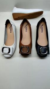 Giày Búp Bê Đế Xuồng 3cm Da Thật Khoá Tròn 303-  FORM CHUẨN- CÓ BẢO HÀNH.