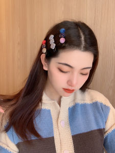 กิ๊บติดผมทรงกลมฟองน้ำหนา ที่คล้องข้าง ที่หนีบผม ที่หนีบผมรูปปากเป็ด กิ๊บติดผมแฟชั่นสไตล์เกาหลี ที่ประดับผมแบบเรียบง่ายและหรูหรา