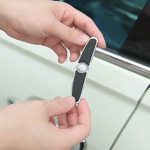 Isi 4 Door Guard Mobil Logo Honda / Strip Logam Pelindung / Anti Tabrakan Dan Anti Gores