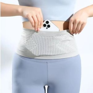 Guoftstars กระเป๋าคาดเอวกีฬากลางแจ้งวิ่งเข็มขัดมัลติฟังก์ชั่นมองไม่เห็นระบายอากาศมาราธอนเข็มขัดผู้ชายผู้หญิงวิ่งฟิตเนสกระเป๋าโทรศัพท์มือถือ