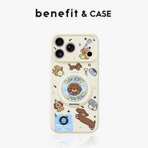 Dachshund Musical Box iPhone 17 Pro Max Case With Rotatable Stand Shockproof Lanyard