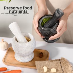 NEWAIR | Natural Marble Manual Garlic Mortar