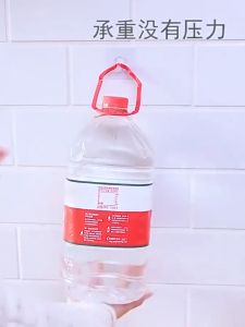 【SKIT】Adhesive Wall Hook (#002) Wall Hanger Magic Strong Hook Transparent Strong Adhesive Wall Hooks Self Adhesive Door Wall Hanger Hook Sticky Waterproof Kitchen Bathroom Storage Organizer Rack Stickers Wall Picture Hook (minimum purchase of 10pc)