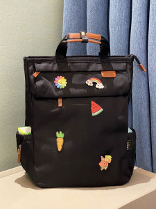 Gergxi New Arrival Upgraded Mummy Bag Fashionable Mom Multi-Functional Oxford Cloth Waterproof Large Capacity Backpack Handbag