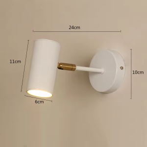 Nordic Wall Lamp Bedroom Bed Reading Spot Light Simple Modern Corridor Mirror Headlight Balcony Fashion Creative Lamps