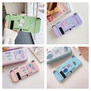 Case For Nintendo Switch /Switch OLED/Switch Lite Soft TPU Split Protective Case Cover Cartoon Pachacco Stitch Stella Theme Anti-Scratch Casing Nintendo Switch/Switch OLED/Switch Lite Case