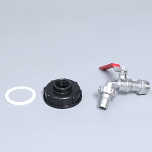 Durable IBC Tank Tap Adapter S60*6 Coarse Thread to 1/2 3/4 Connector Replacement Valve Garden Home Valve Fitting Faucet  High Quality IBC Water Tank Hose Adapter 1/2 3/4 S60*6 Coarse Thread Tank Tap Connector