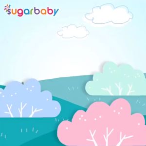 SUGARBABY Tritan Sippy Cup Rabbit 320ml / Botol Gelas Cangkir Tempat Minum Bayi