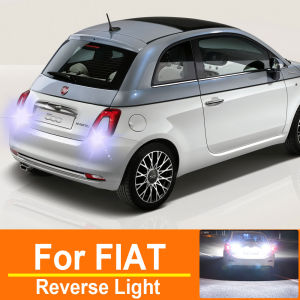 Car LED Reverse Backup Light For FIAT 500 500C 500X Bravo Panda QUBO Fiorino Ducato Croma Albea Barchetta P21W Ba15s 1156 Canbus