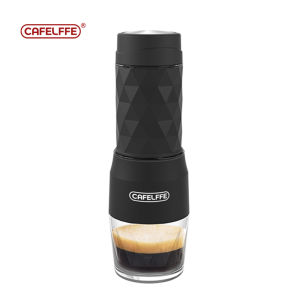 Cafelffe Portable Coffee Machine Manual Espresso Maker For Capsule & Ground Milk Froth Hand Press Brewer hiking Travel Gif 4In1