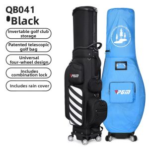 PGM GOLF | Hard Shell Golf Travel Bag with Swivel Wheels
