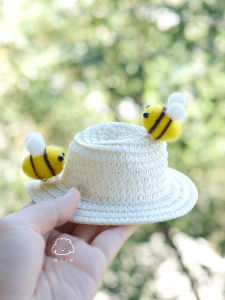 Nomi Robot Hat Cute Bee Ice Cream Grass Hat Accessory for ET7 ES8 ES6 ET5 Car Interior Decoration round Shape DIY Brand