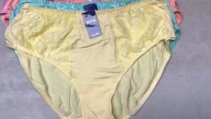 10 Quần Lót Nữ Cạp Cao Chất Cotton Lụa Phối Ren Cao Cấp Bigsize 48kg Đến 100kg Mềm Mát Co Giãn MarketOnline NT120
