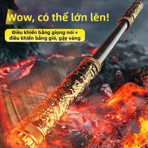 GUTIAN | Voice Controlled Adjustable Luminescent Monkey King Staff Toy