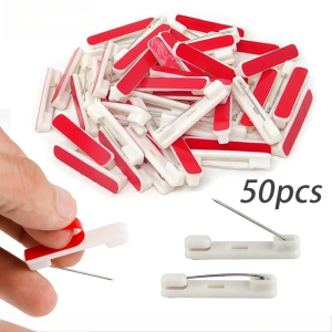 100pcs Plastic Lapel Pin Bar With Adhesive Nameplates Brooch Pin Blank Base For Make Name Tag Badge